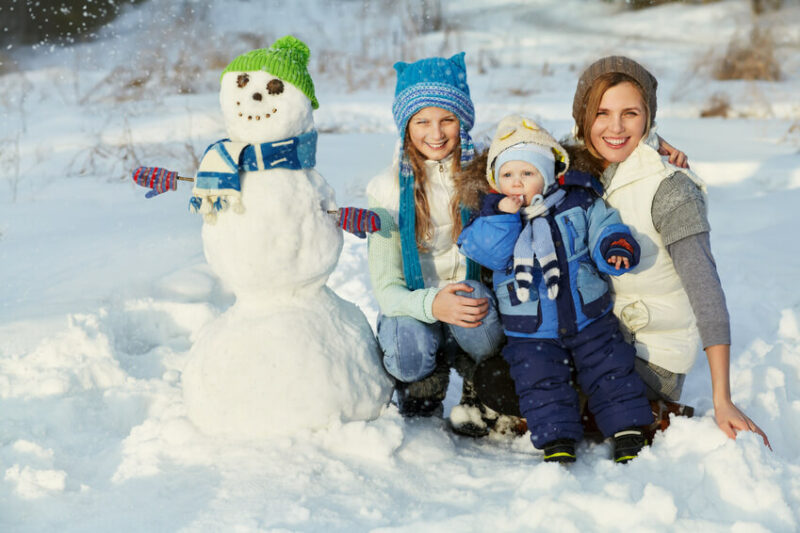 Muñeco de nieve. Actividades con niños.