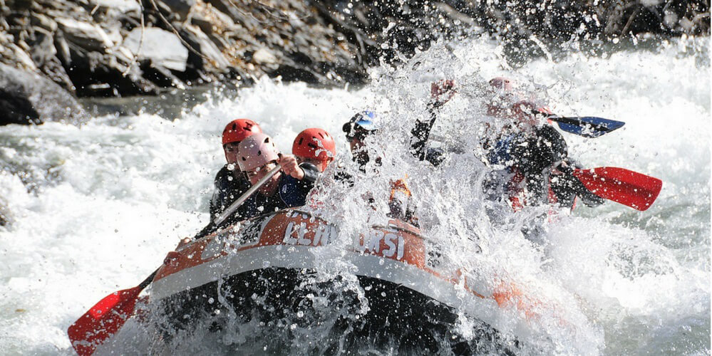 Rafting en Llavorsí, Lleida, Catalunya