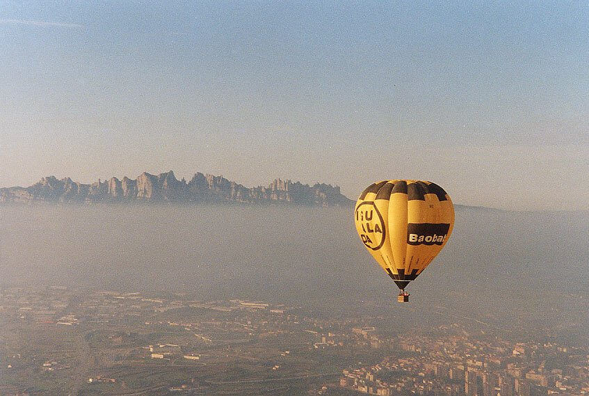 Vuelos en globo por Montserrat, Cataluña