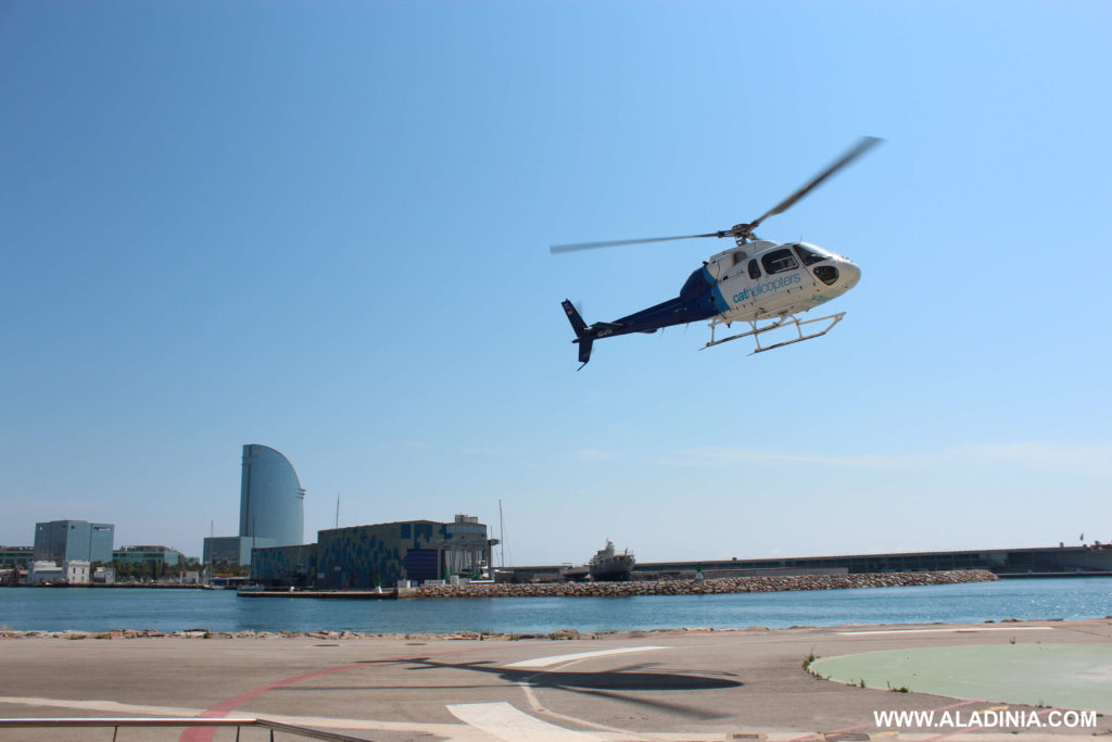 Vuelo en Helicóptero por la costa de Barcelona