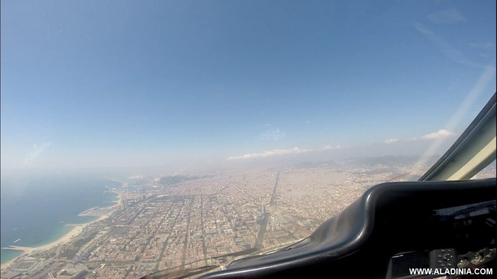 Paseo en helicóptero por Barcelona ciudad