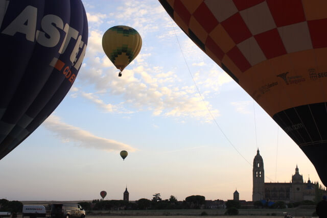 Vuelo en globo en Segovia