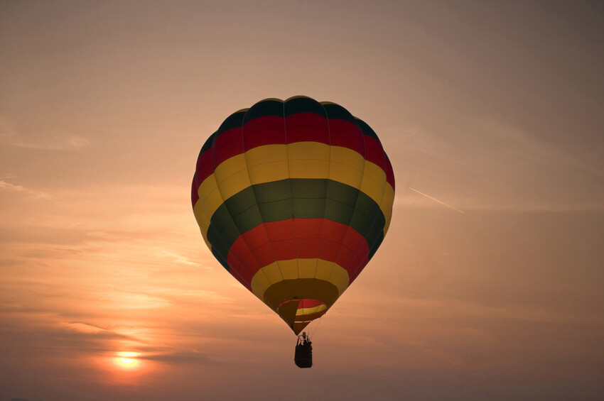 Qué regalar a un padre: Vuelo en globo