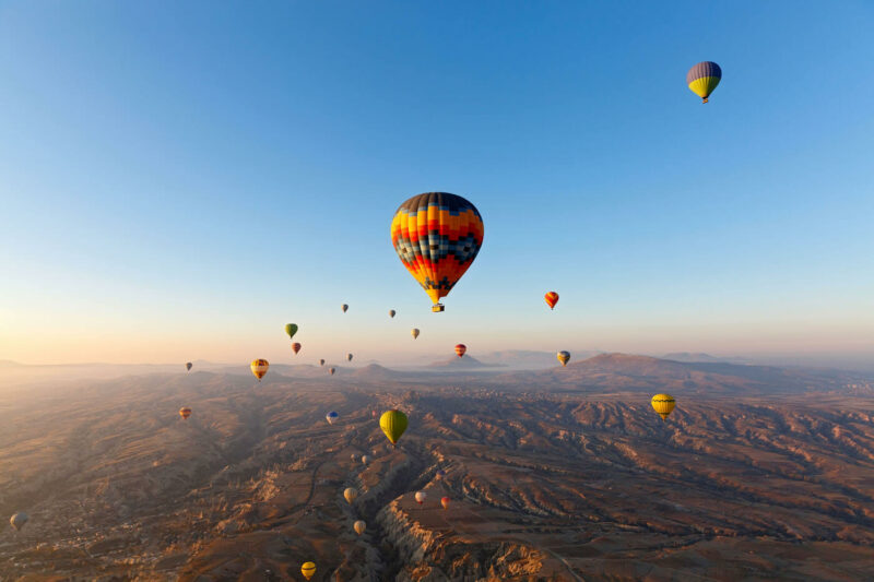 Qué regalar a un padre: vuelo en globo