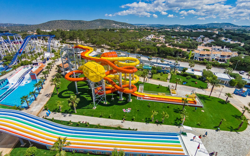 Parque acuático y hotel en Portugal
