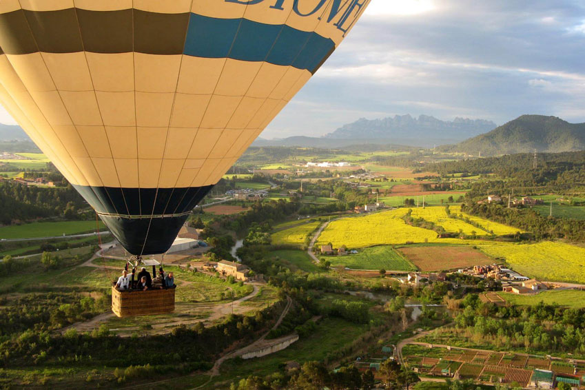 Regalos para hombres de 40 años: Vuelo en globo