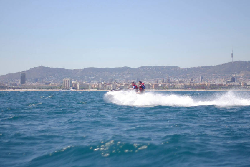 Motos de agua en Port Olímpic Barcelona