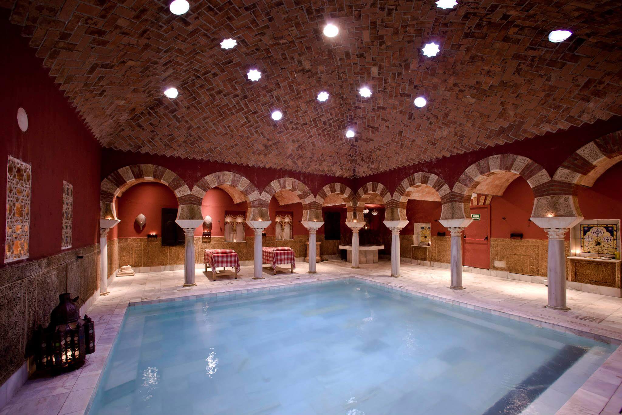 Hammam Al Andalus Córdoba: techo estrellado