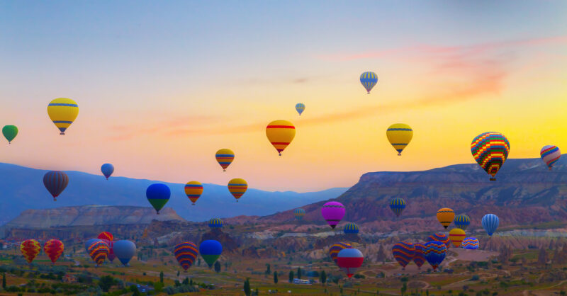 Regalos para madres de 60 años: vuelo en globo