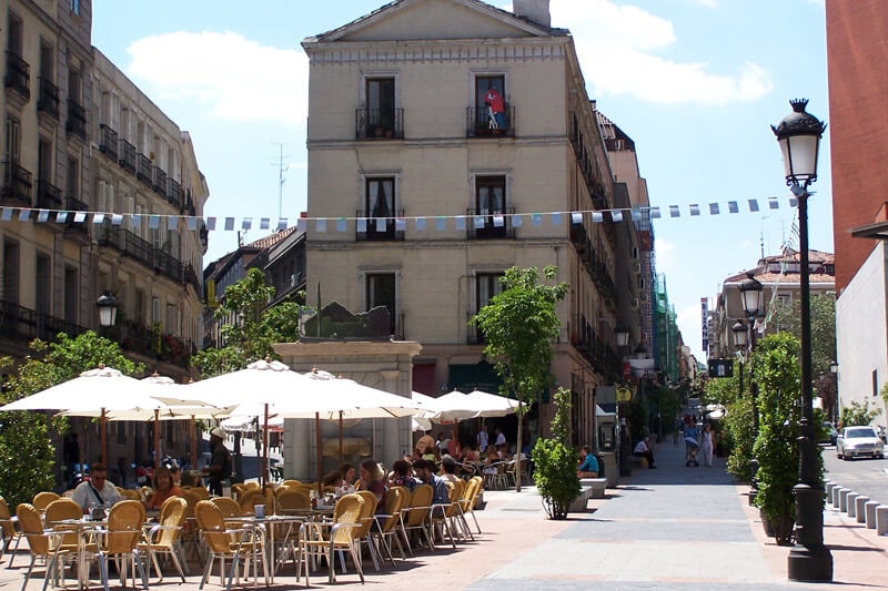 Barrio de las Letras en Madrid