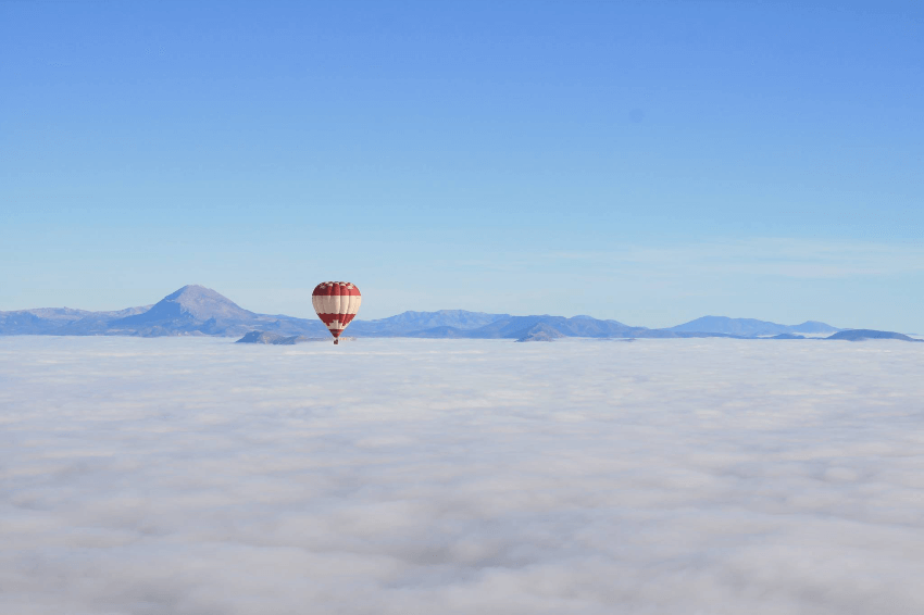 vol en montgolfière