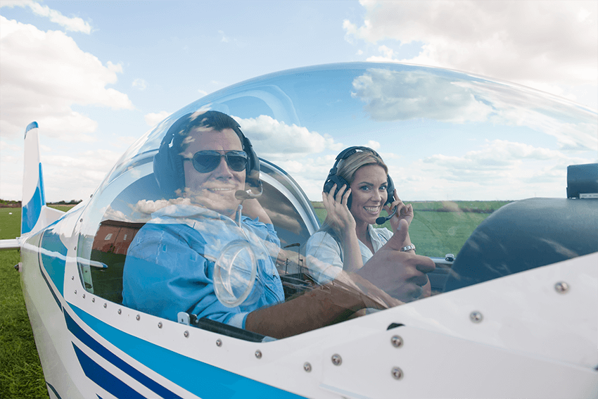 regalos-de-aniversario-para-mujer: Vuelo en avioneta para dos