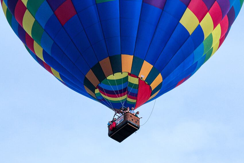 Pilote de montgolfière : nacelle