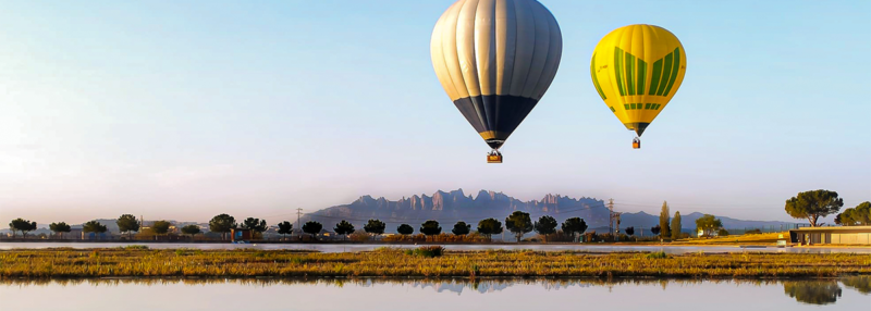 Viaje en globo aerostático