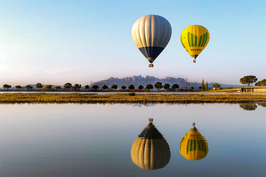 Paseo en globo: primera vez