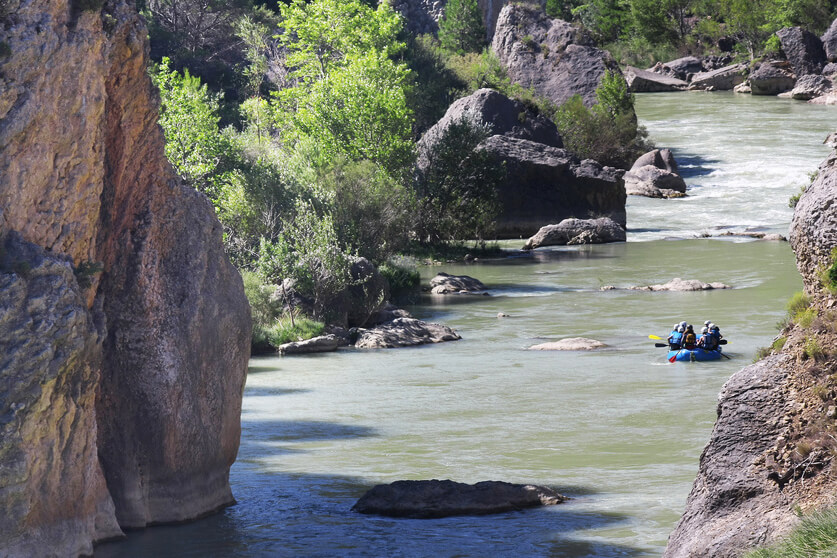 Cómo hacer rafting: Calma