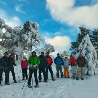 Excursión en Raquetas de Nieve (Navacerrada, Madrid)