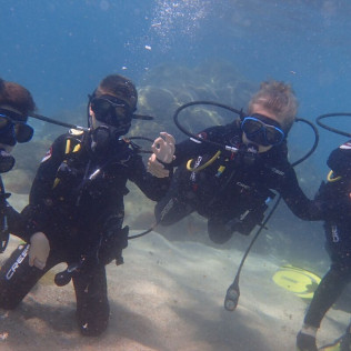 Bautismo de Buceo en Cala Gogo (Sant Antoni de Calonge, Costa Brava)