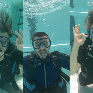 Bautismo de Buceo en Piscina con Fotos y Vídeo (Madrid)