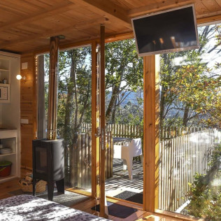 Escapada con Jacuzzi en Cabañitas del Bosque: Cabanas do Barranco (Outes, A Coruña) - De domingo a jueves