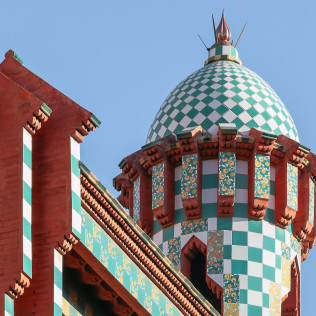 Entrada a la Casa Vicens (Barcelona)