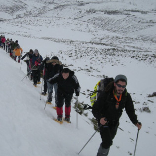 Excursión en Raquetas de Nieve y Fotos (León)