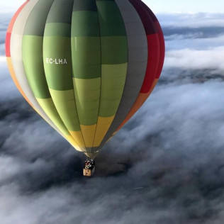 Viaje en Globo sobre la Ribeira Sacra con Fotos y Vídeo (Lugo)