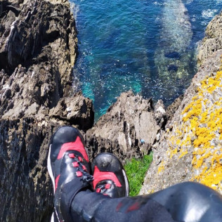Coasteering en Costa da Vela, Cabo Home (O Hío, Pontevedra)
