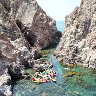 Ruta en Kayak por el Parque Natural Cabo de Gata con Fotos (Almería)