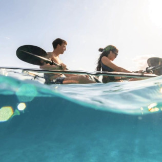 Ruta Guiada en Kayak Transparente (Addaia, Menorca)