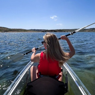 Ruta Guiada en Kayak Transparente (Addaia, Menorca)