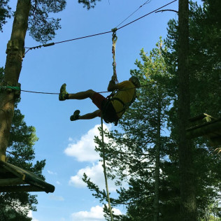 Circuitos en los Árboles: Entrada a La Molina ParcAventura (Girona)