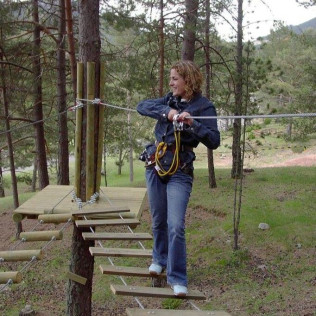 Circuitos en los Árboles: Entrada a La Molina ParcAventura (Girona)