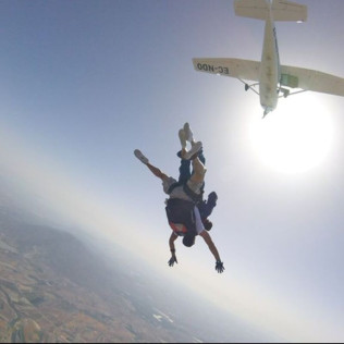 Salto Tándem en Paracaídas (Requena, Valencia)