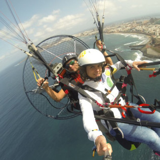 Vuelo en Paramotor (Gran Canaria)