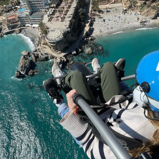 Vuelo en Paramotor con Acrobacias, Fotos y Vídeos (Málaga)