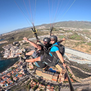 Vuelo en Parapente en Taucho o Ifonche (Adeje, Santa Cruz de Tenerife)