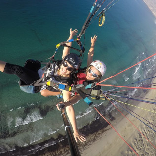 Vuelo en Parapente Biplaza (Lanzarote)