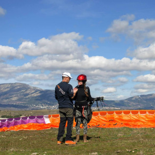 Vuelo Bautismo en Parapente (Madrid)