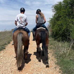 Paseo a Caballo para dos con Opción a Tosta y Bebida (Campo Real, Madrid)
