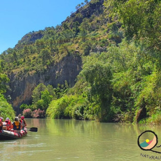 Rafting en el Cañón de Almadenes con Visita a 2 Cuevas: los Monigotes y la Nutria (Calasparra, Murcia)