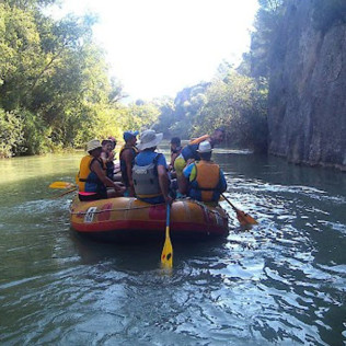 Rafting en el Cañón de Almadenes con Visita a 3 Cuevas: los Monigotes, la Nutria y el Puerto (Calasparra, Murcia)