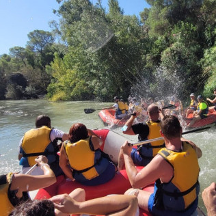 Rafting en el Cañón de Almadenes con Visita a 3 Cuevas: los Monigotes, la Nutria y el Puerto (Calasparra, Murcia)