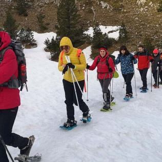 Ruta con Raquetas de Nieve Bajo la Luna Llena en Sierra Nevada (Granada)