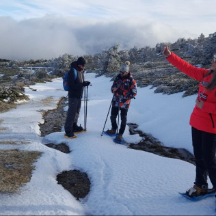 Ruta con Raquetas de Nieve en el Circo de Gredos (Ávila)