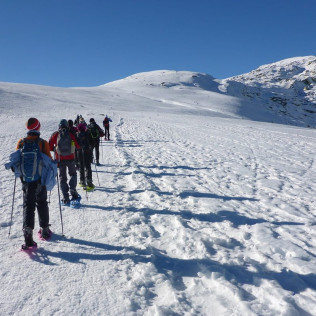Raquetas de Nieve por la Noche (Navacerrada, Madrid)