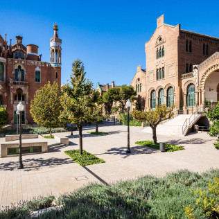 Entrada al Recinte Modernista de Sant Pau (Barcelona)