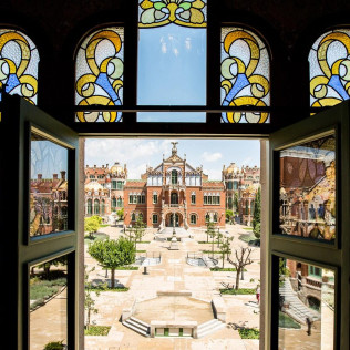 Entrada al Recinte Modernista de Sant Pau (Barcelona)