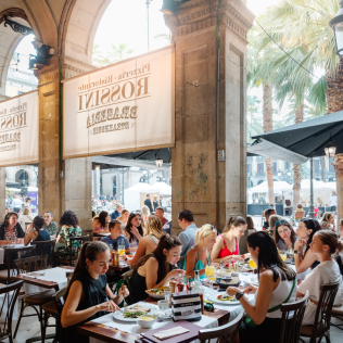 Cena para dos en Restaurante Italiano Rossini (Barcelona)