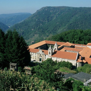 Mesa para dos: Comida o Cena para dos personas en Parador de Santo Estevo (Ourense)